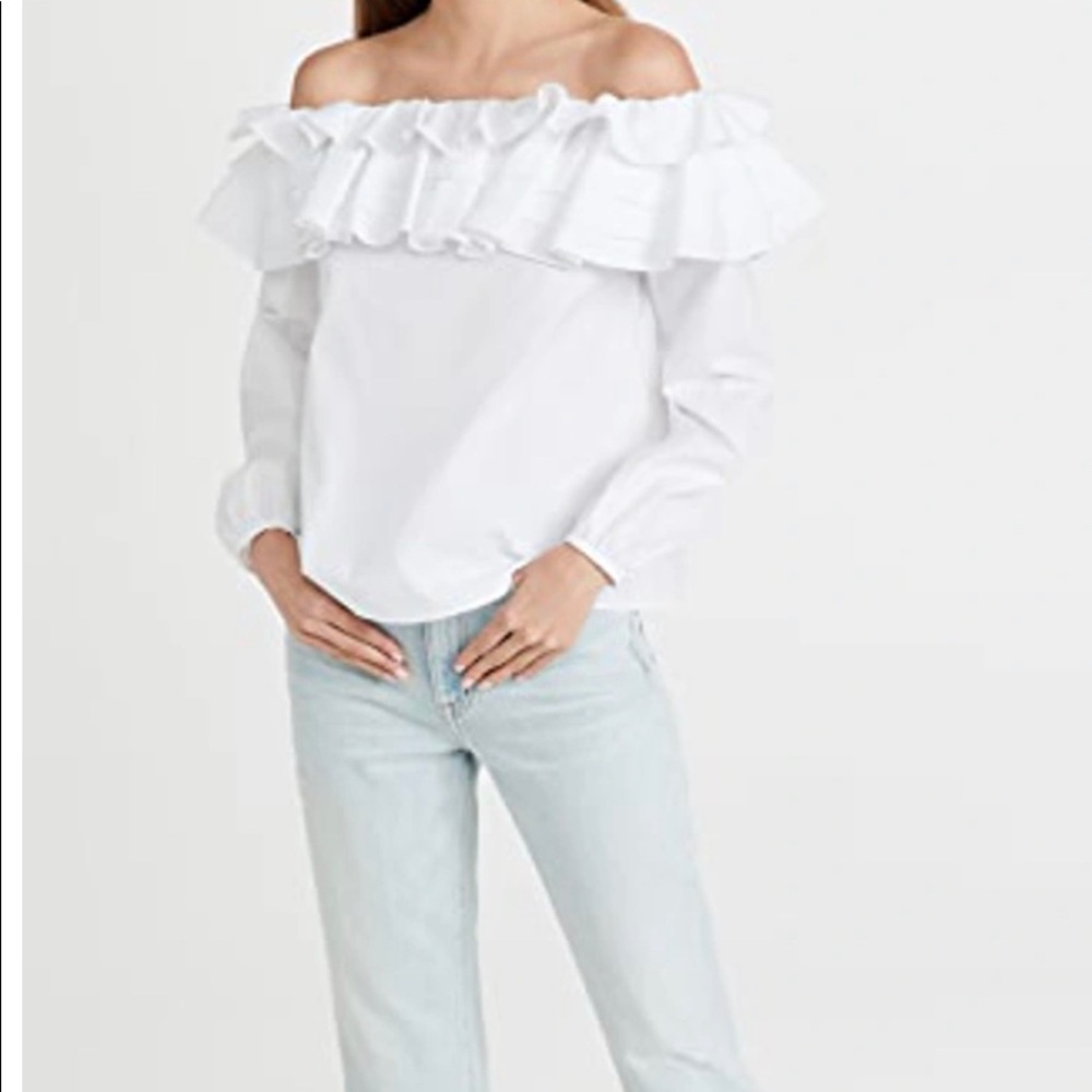 Jason Wu off the shoulder white top size 2